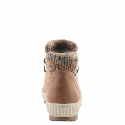 Spring Step Relife Cleora Boots for Women - Ladies Ankle Boots with Dual Full Length Zippers - Waterproof Womens Boots for Outdoor - Brown EU 42 / US 10.5-11