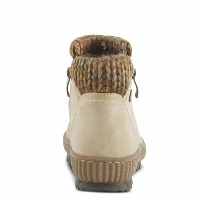 Spring Step Relife Cleora Boots for Women - Ladies Ankle Boots with Dual Full Length Zippers - Waterproof Womens Boots for Outdoor - Light Beige EU 38 / US 7.5-8