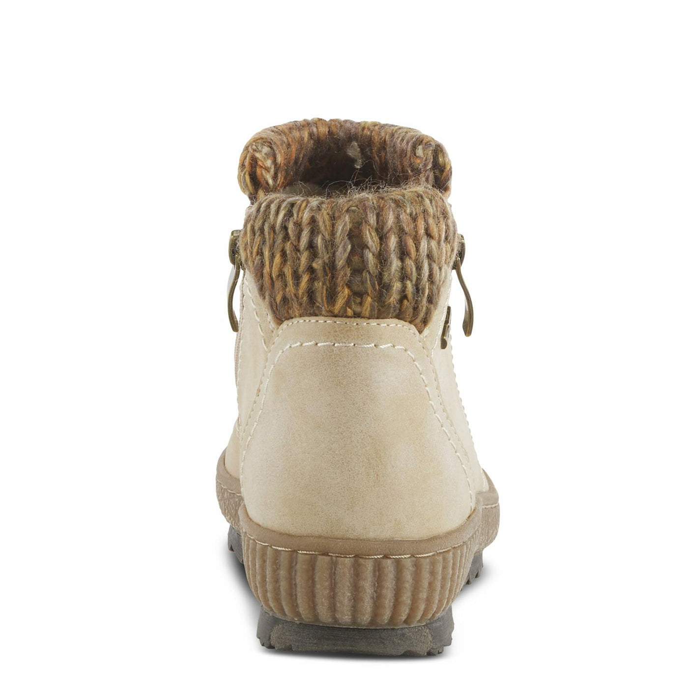 Spring Step Relife Cleora Boots for Women - Ladies Ankle Boots with Dual Full Length Zippers - Waterproof Womens Boots for Outdoor - Light Beige EU 39 / US 8.5