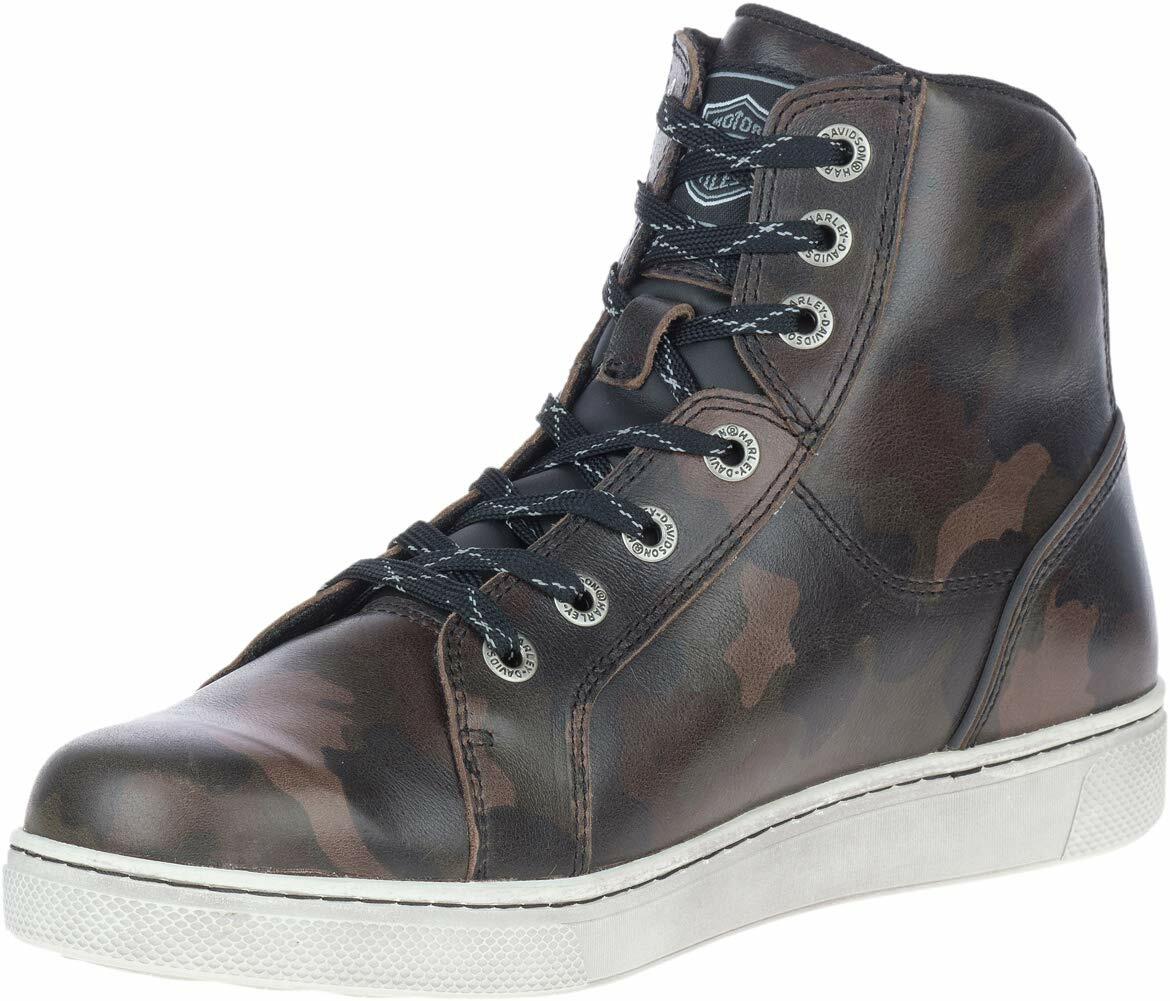 HARLEY-DAVIDSON FOOTWEAR Men's Bateman Camo Motorcycle Boot, 8