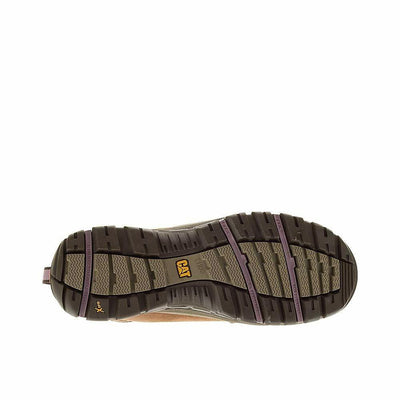 Cat Footwear Women's Ally 6" Waterproof Comp Toe Industrial and Construction Shoe, Brown, 8