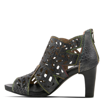 Spring Step L`Artiste Women's Amora Sandals Charcoal EU 41 / US 9.5-10