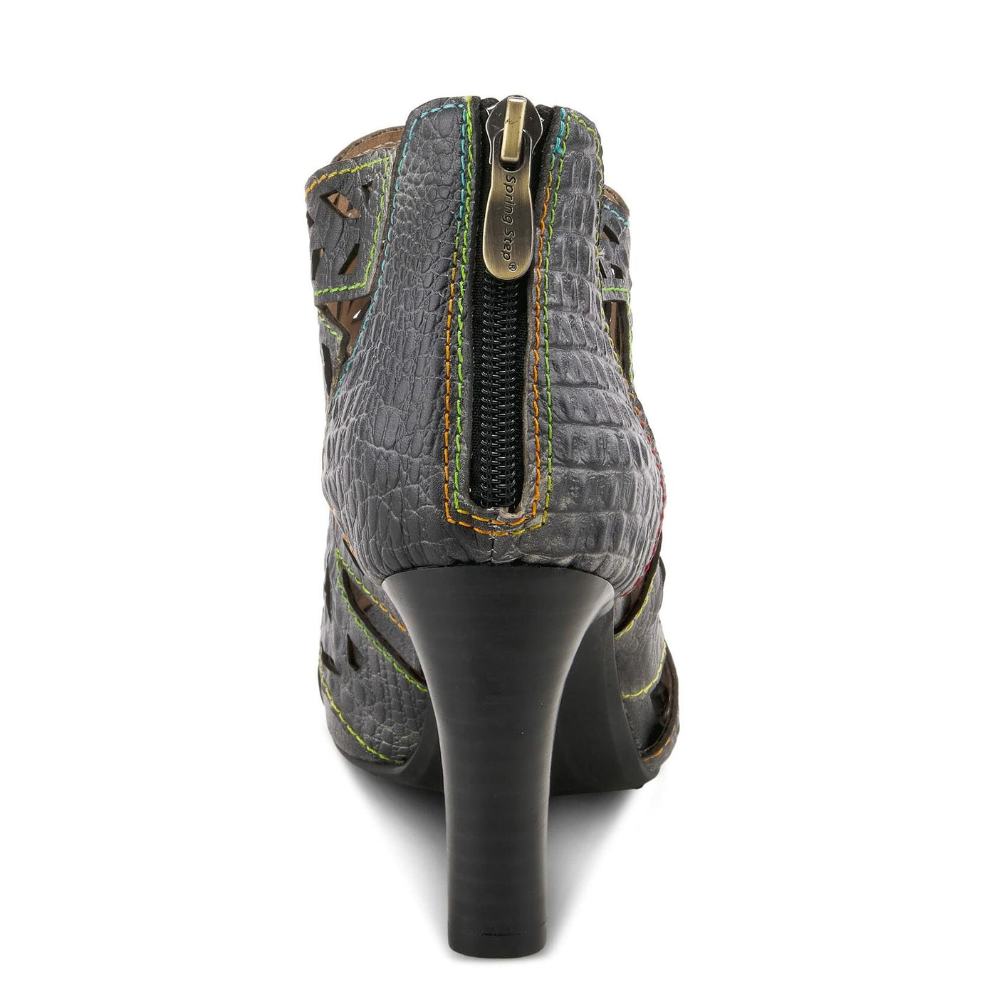 Spring Step L`Artiste Women's Amora Sandals Charcoal EU 41 / US 9.5-10