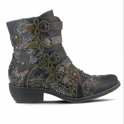 Spring Step L'Artiste Rodeha Booties for women - Women's Ankle Boots with Zipper Closure - Ladies Boots with Western Style Pointed Toe Silhouette - Black EU 42 / US 10.5-11
