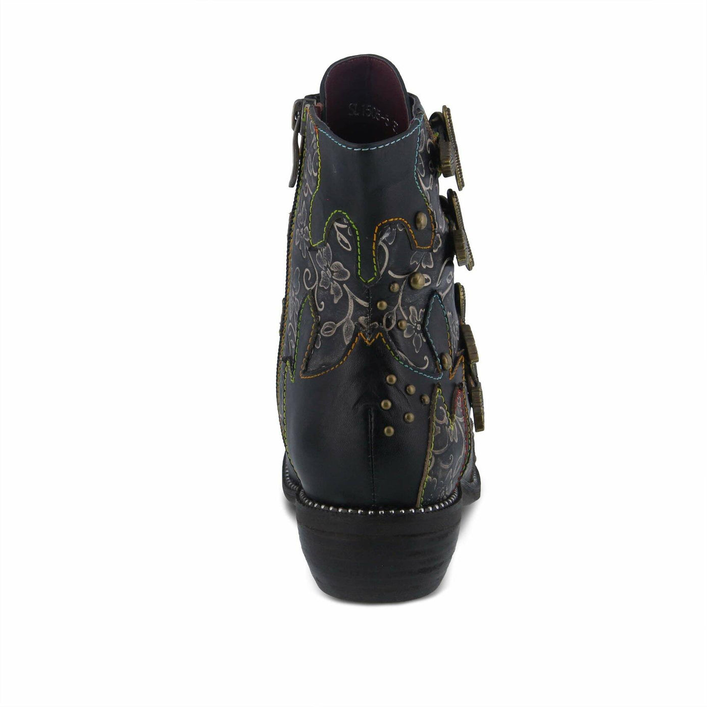 Spring Step L'Artiste Rodeha Booties for women - Women's Ankle Boots with Zipper Closure - Ladies Boots with Western Style Pointed Toe Silhouette - Black EU 42 / US 10.5-11