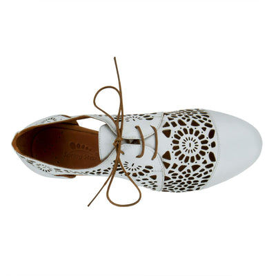 Spring Step Women's Theone Shoes, White, 7.5-8
