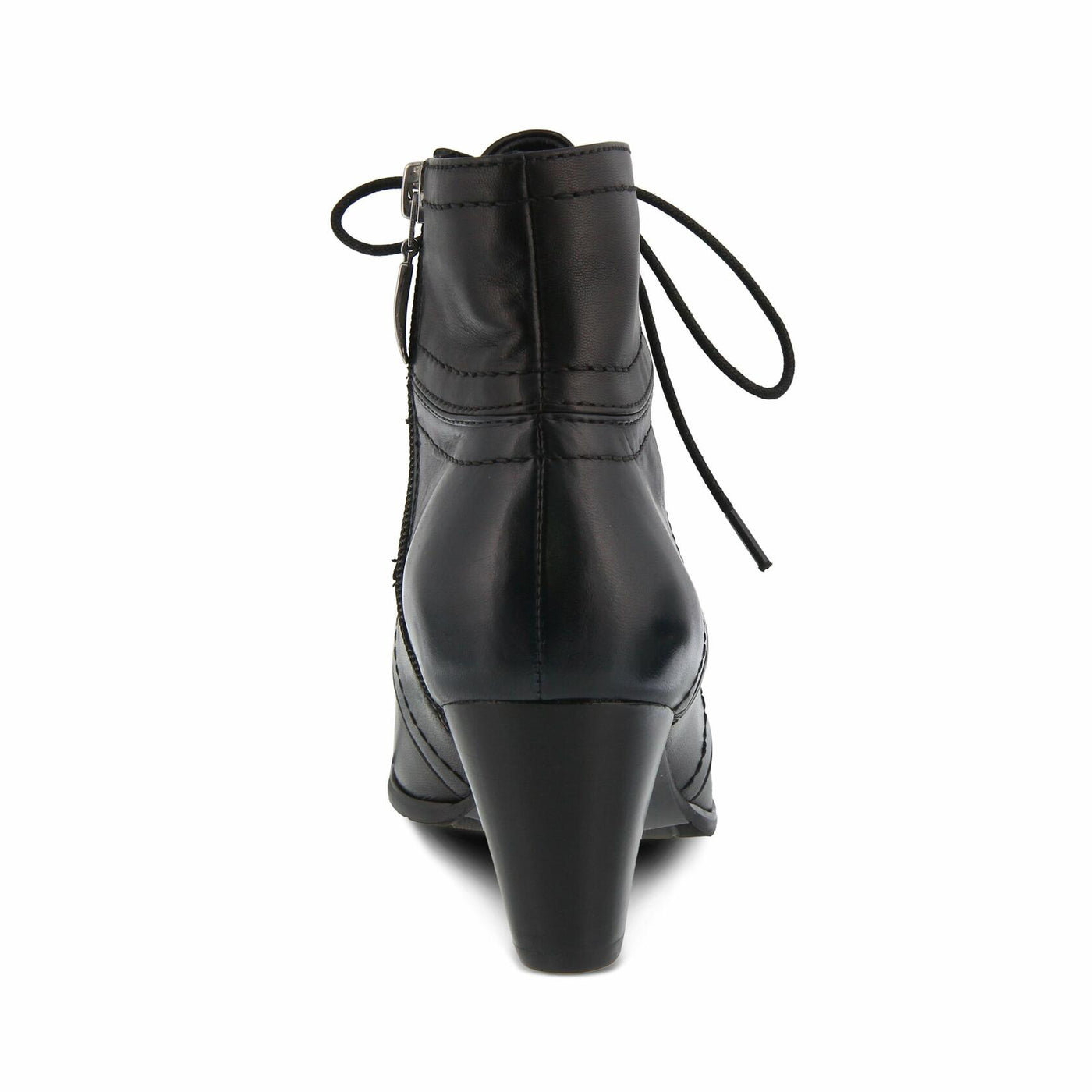 Spring Step Womens Hilde Black Multi Leather Boot - 41