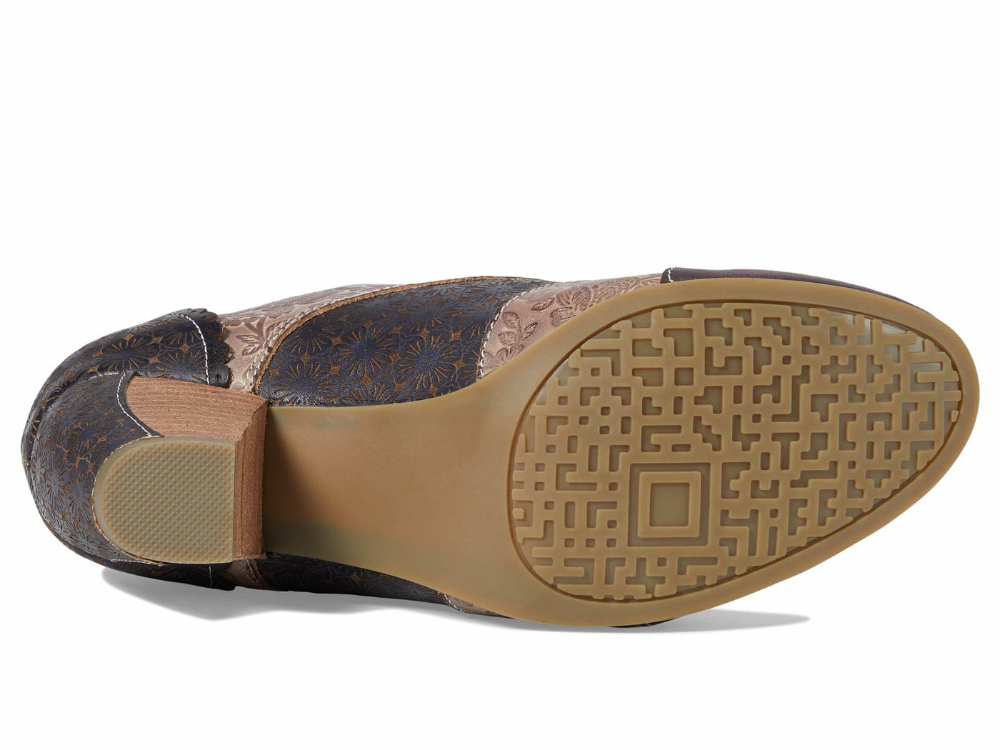 L'Artiste by Spring Step Adelvice-Fleur Dark Plum Multi EU 35 (US Women's 5) M