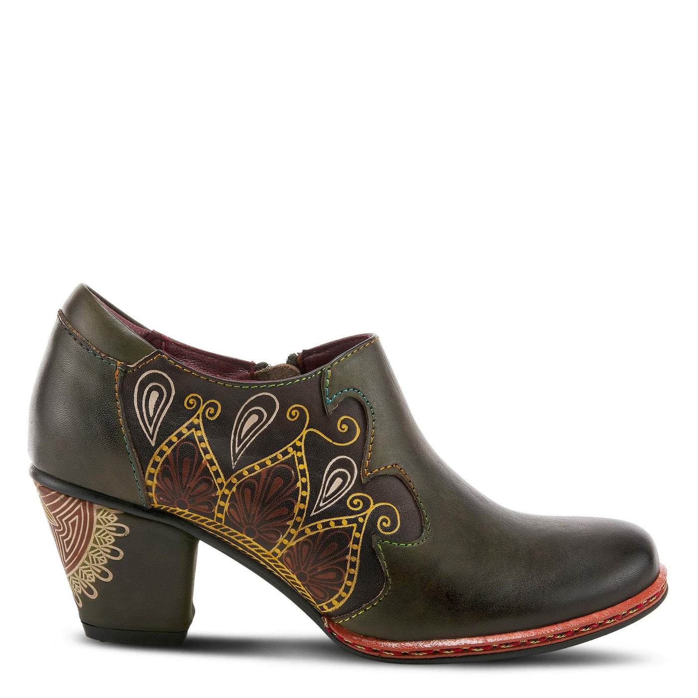 Spring Step L'Artiste Women's Zami Shootie Olive Green EU 37 / US 6.5-7