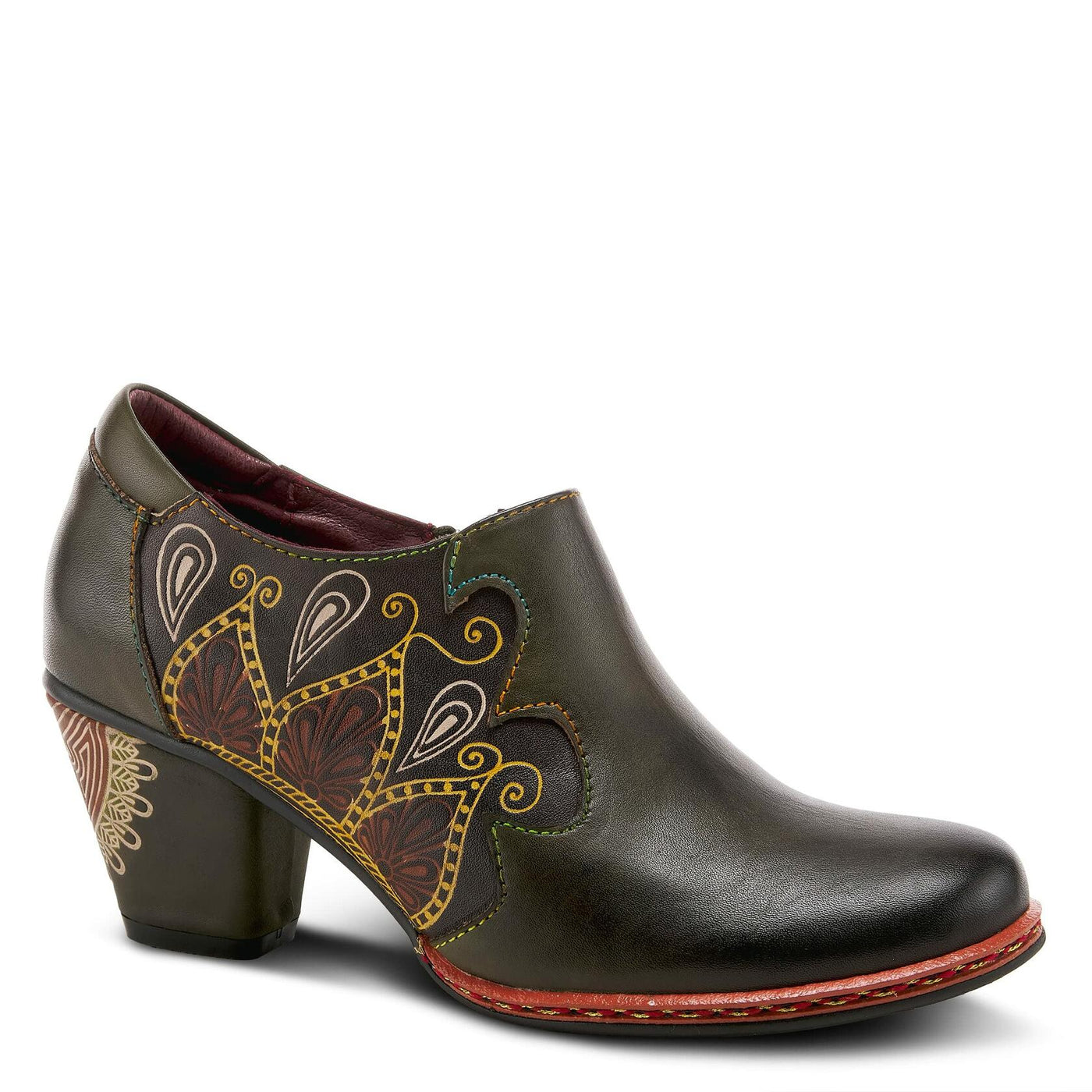 Spring Step L'Artiste Women's Zami Shootie Olive Green EU 39 / US 8.5