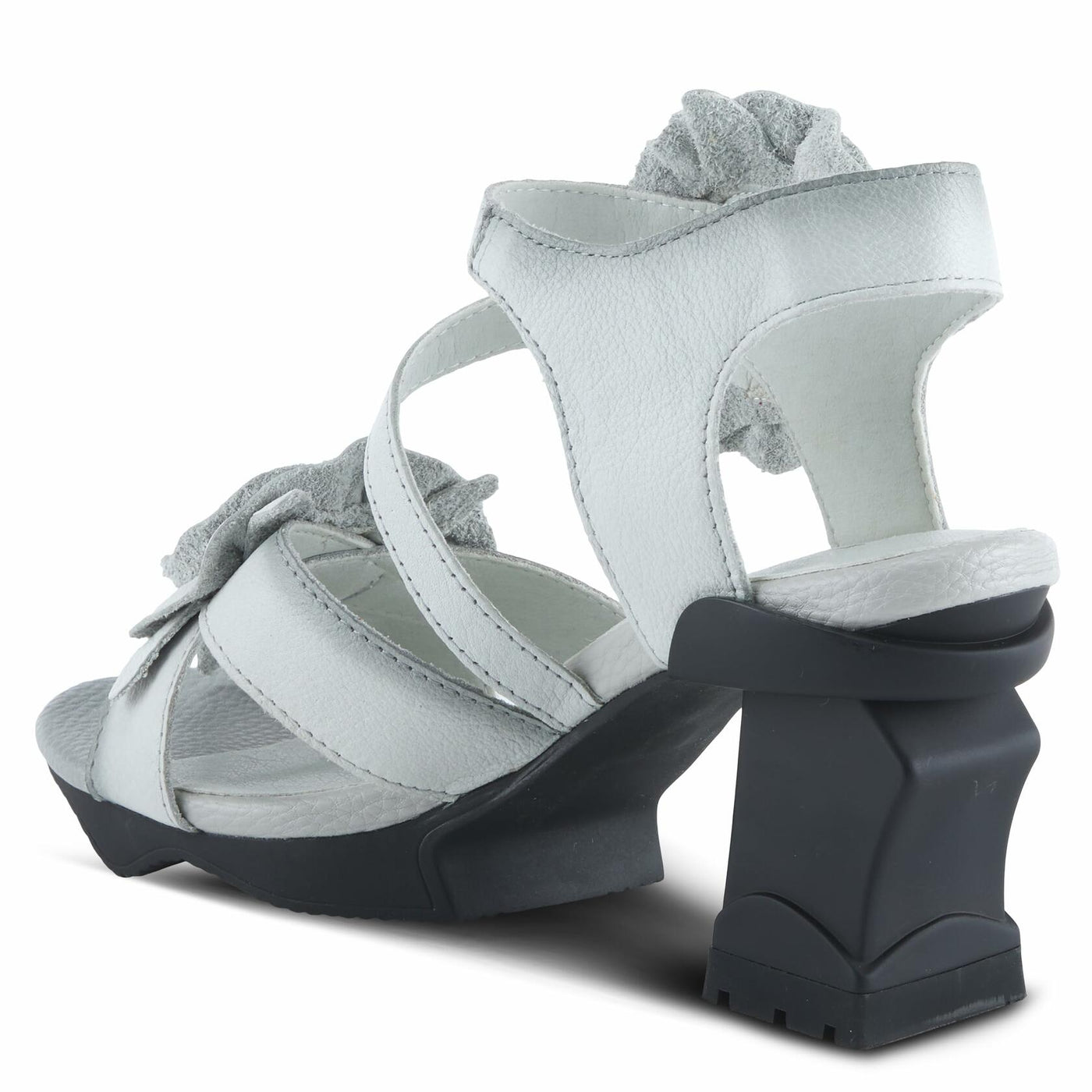 L'Artiste by Spring Step Women's Shelly Sandal, Light Grey, 6.5-7