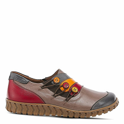 Spring Step Women's Neeta Loafer Flat, Dark Grey Multi, 11