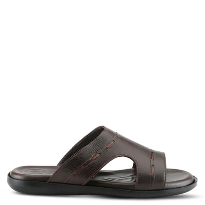 Spring Step Men's Benn Slide Sandal Brown EU 44 / US 10.5-11