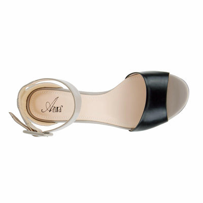 Azura by Spring Step Women's Barbra Heeled Sandal, Black Multi, 5.5-6