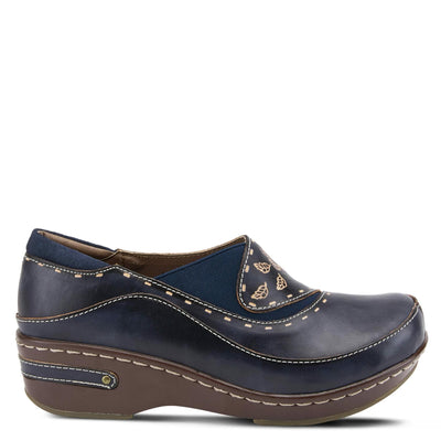 L'artiste by Spring Step Women's Burbank Mule, Navy, 42 EU/10.5-11 M US
