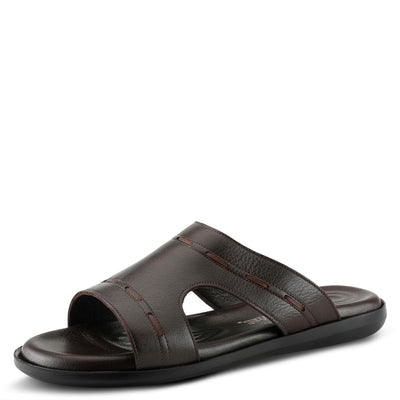 Spring Step Men's Benn Slide Sandal Brown EU 44 / US 10.5-11