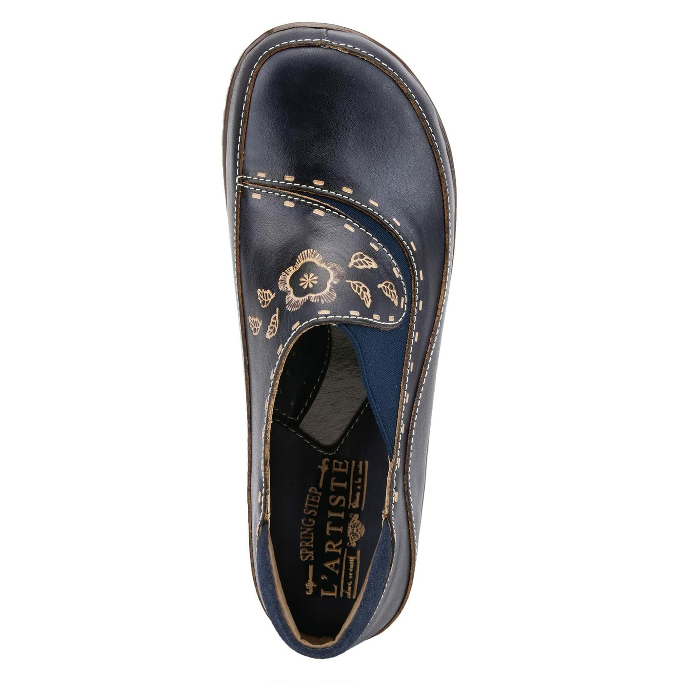 SPRING STEP L'ARTISTE Women's Burbank Mule, Navy, 41 EU/9.5-10 M US