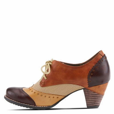 Spring Step L'Artiste Women's Bardot Pump Brown Nubuck EU 35 / US 5