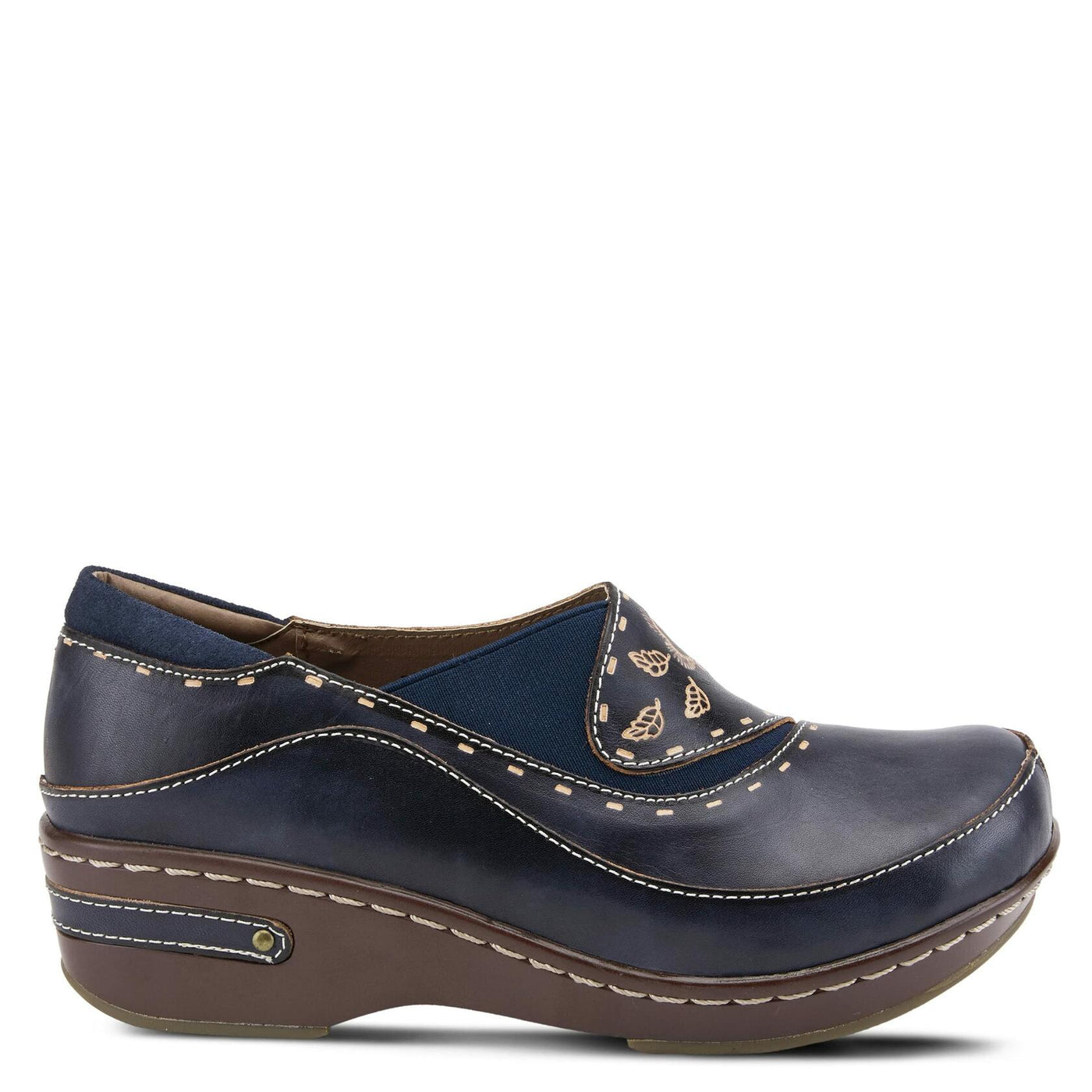 SPRING STEP L'ARTISTE Women's Burbank Mule, Navy, 41 EU/9.5-10 M US