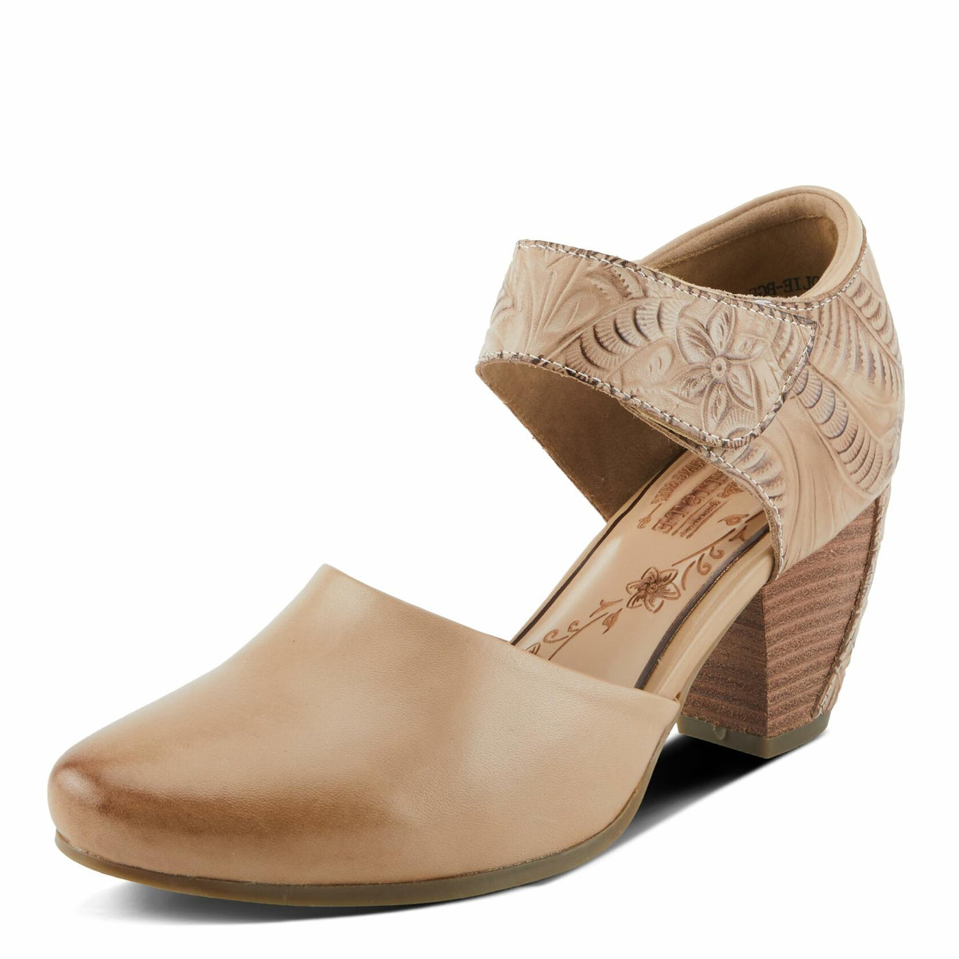 L'Artiste by Spring Step Women's Toolie Shoes, Beige, 5