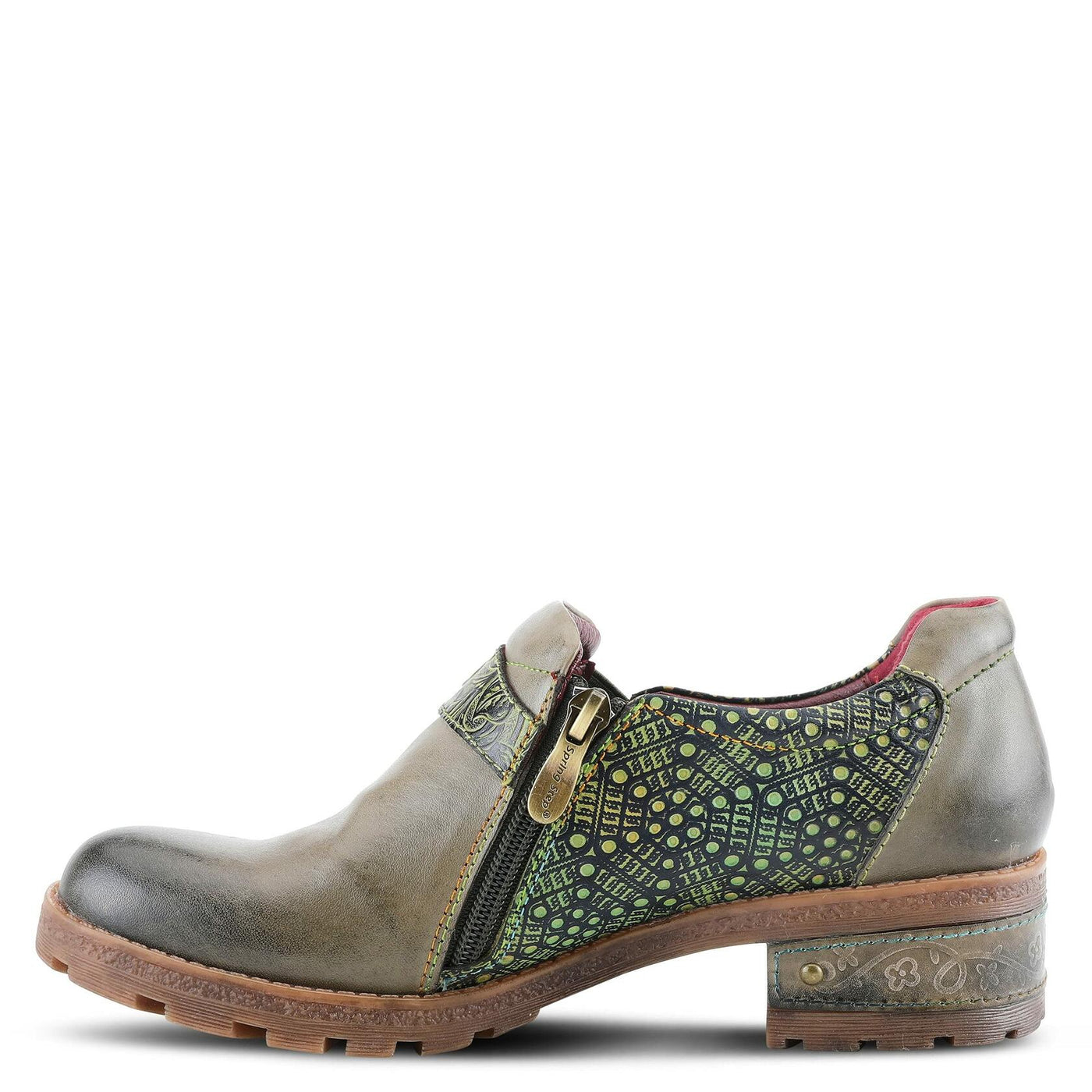 L'Artiste by Spring Step Magda Olive Multi EU 42 (US Women's 10.5-11) M