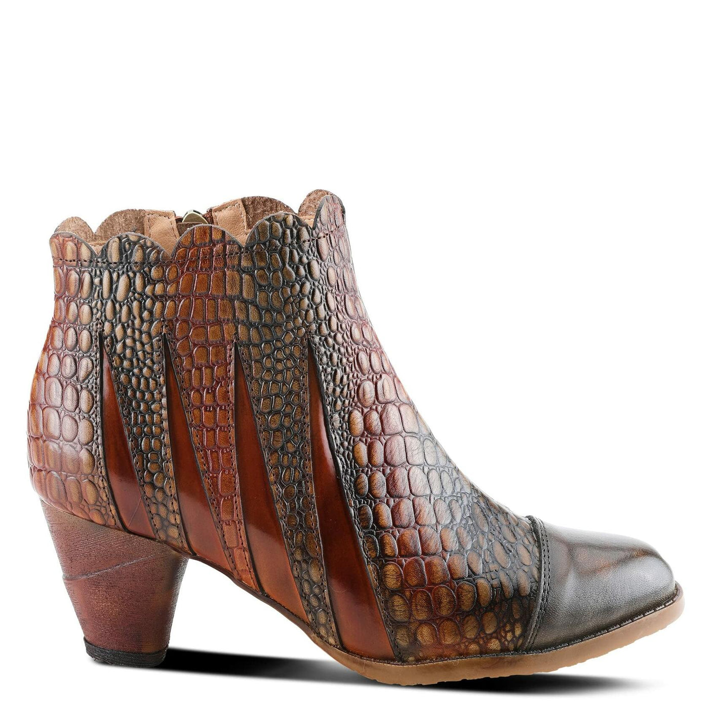 Spring Step L'Artiste Women's Extrovert Bootie Camel Multi EU 35 / US 5