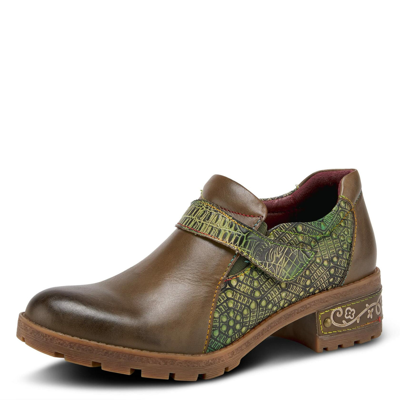 L'Artiste by Spring Step Magda Olive Multi EU 39 (US Women's 8.5) M