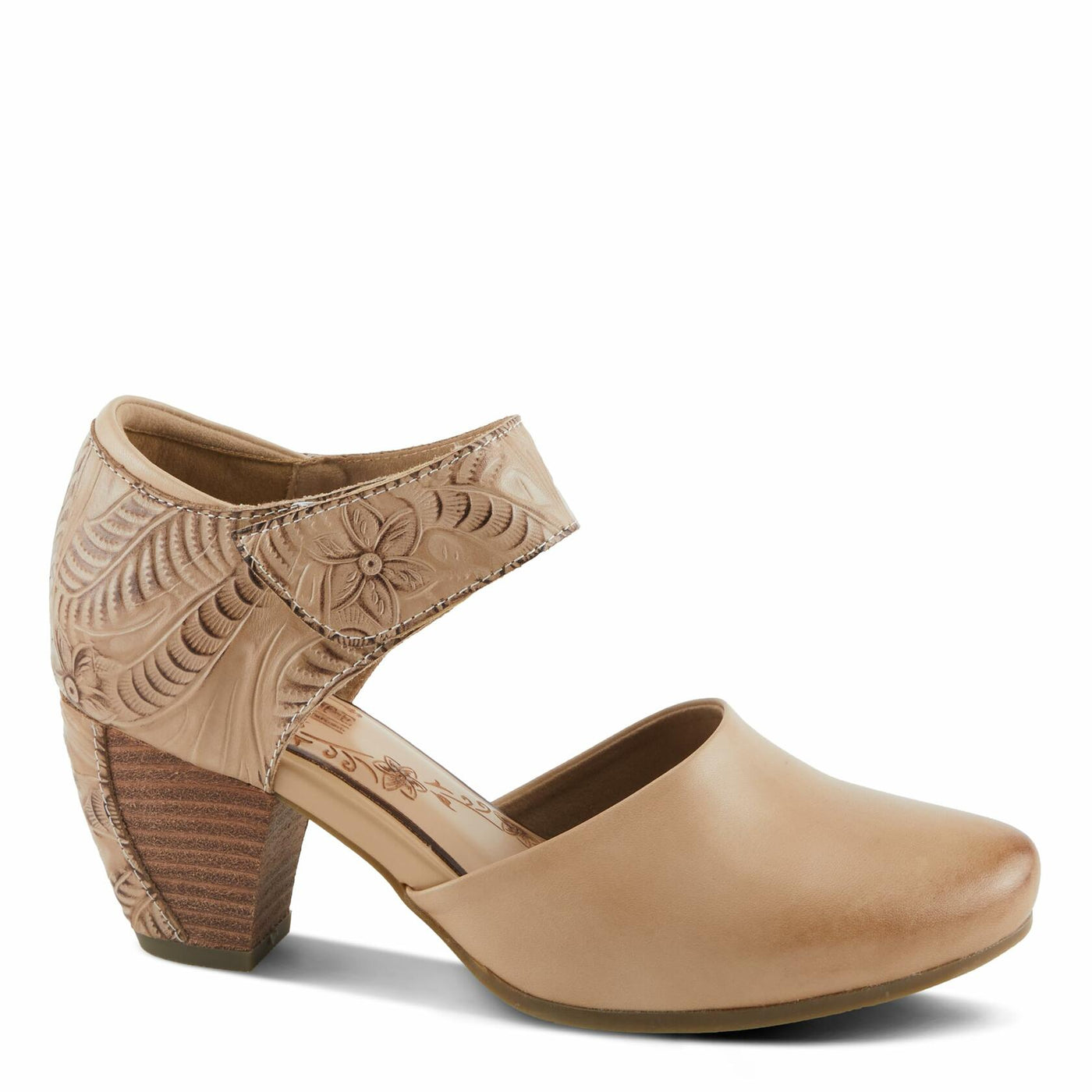 L'Artiste by Spring Step Women's Toolie Shoes, Beige, 7.5-8