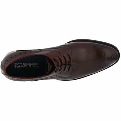 Spring Step Men's Charlie Leather Lace-Up Wingtip Shoe Cabernet