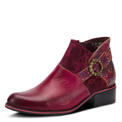 L’Artiste by Spring Step Women's TIATIA Ankle Boot, Bordeaux, 8.5