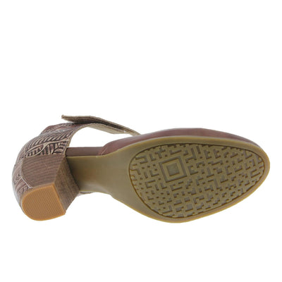 Spring Step L'Artiste Women's Toolie Mary Jane Shoe Brown EU 39 / US 8.5