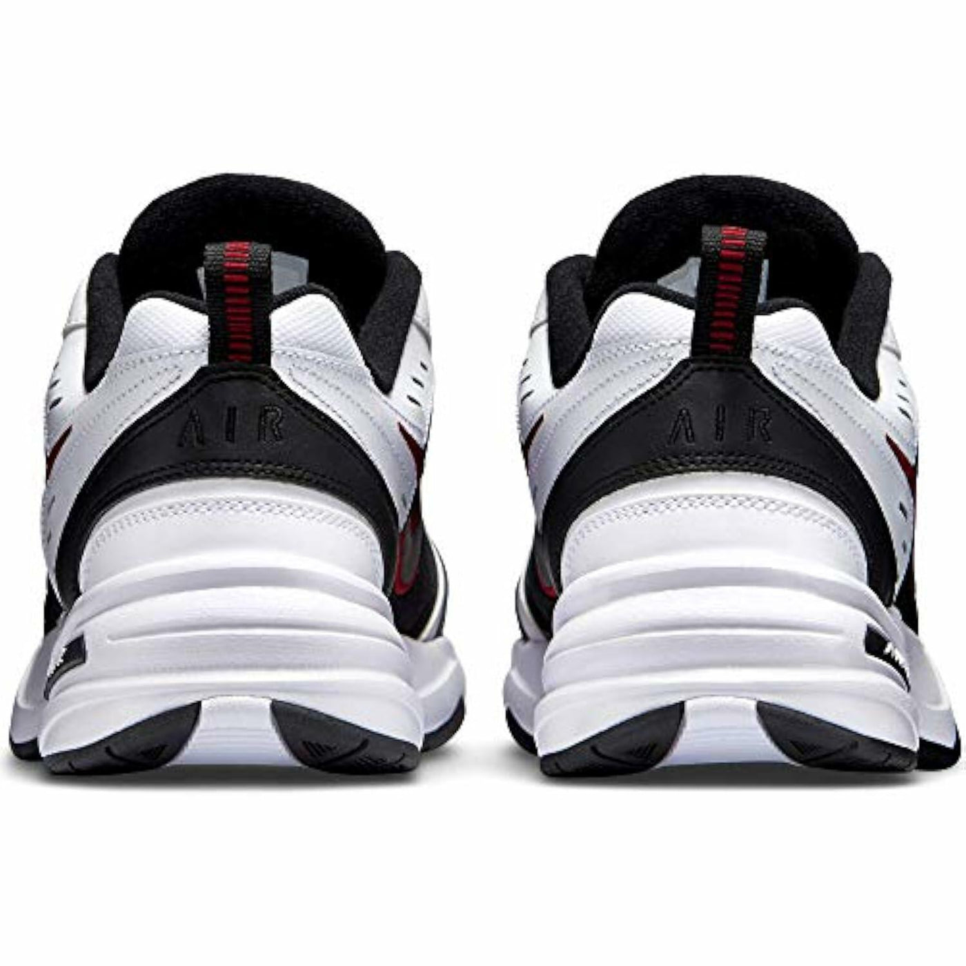 Nike Men's Air Monarch IV Sneaker, White/Black, 12.5 X-Wide