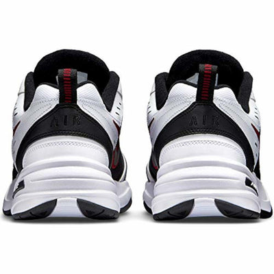 Nike Men's Air Monarch IV Sneaker, White/Black, 12.5 X-Wide