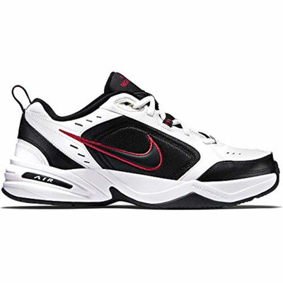 Nike Men's Air Monarch IV Sneaker, White/Black, 12.5 X-Wide