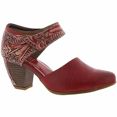 Spring Step L'Artiste Women's Toolie Mary Jane Shoe Red EU 41 / US 9.5-10
