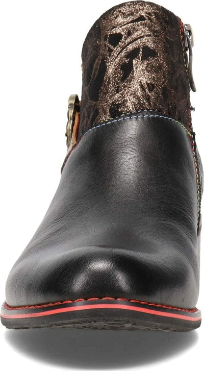 L’Artiste by Spring Step Women's TIATIA Ankle Boot, Black, 6.5-7