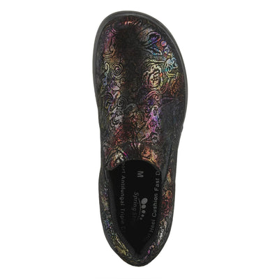 Spring Step Professional Women's WOOLIN-Swirl Loafer Flat, Rainbow, 7.5