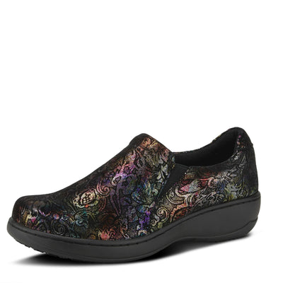 Spring Step Professional Women's WOOLIN-Swirl Loafer Flat, Rainbow, 6.5