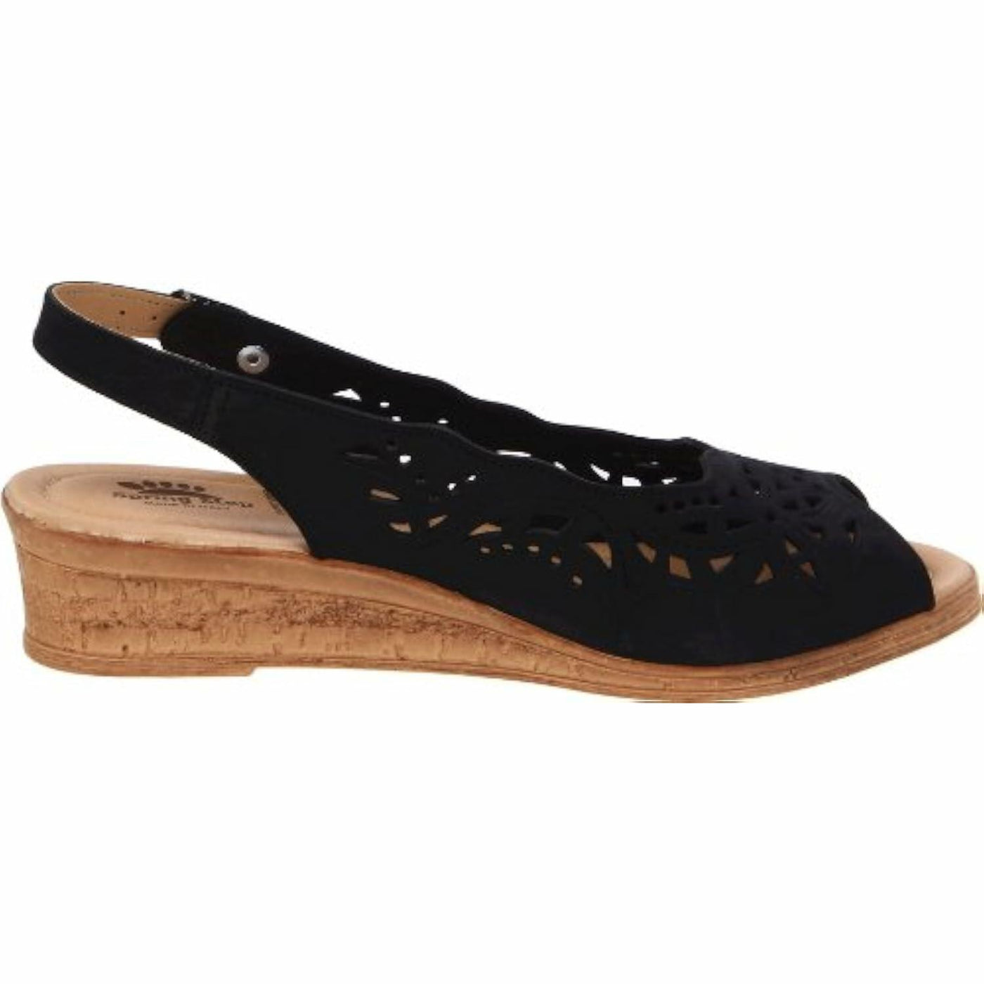 Spring Step Women's Orella Slingback Sandal,Black Nubuck,41 EU/9.5 - 10 M US