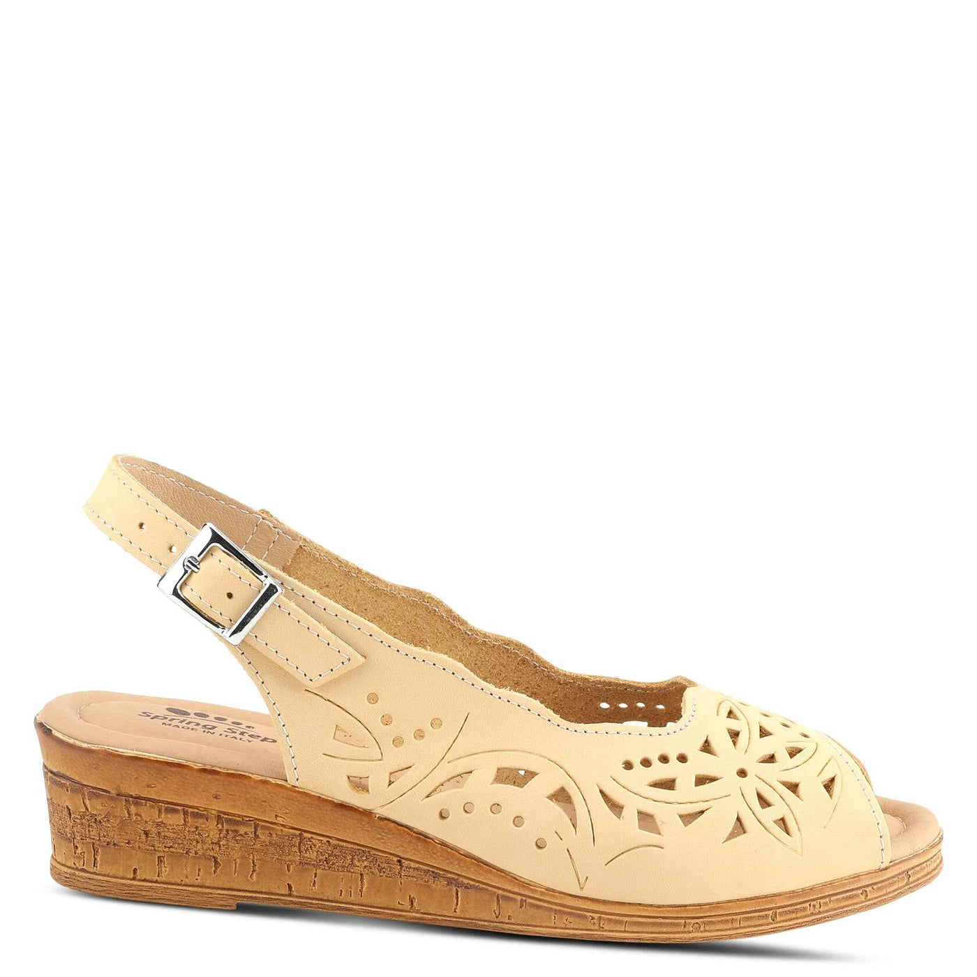 Spring Step Orella Light Yellow Nubuck EU 39 (US Women's 8.5) M