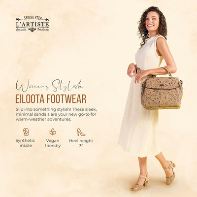 Spring Step L'Artiste Women's Eiloota Sandals Navy EU 41 / US 9.5-10