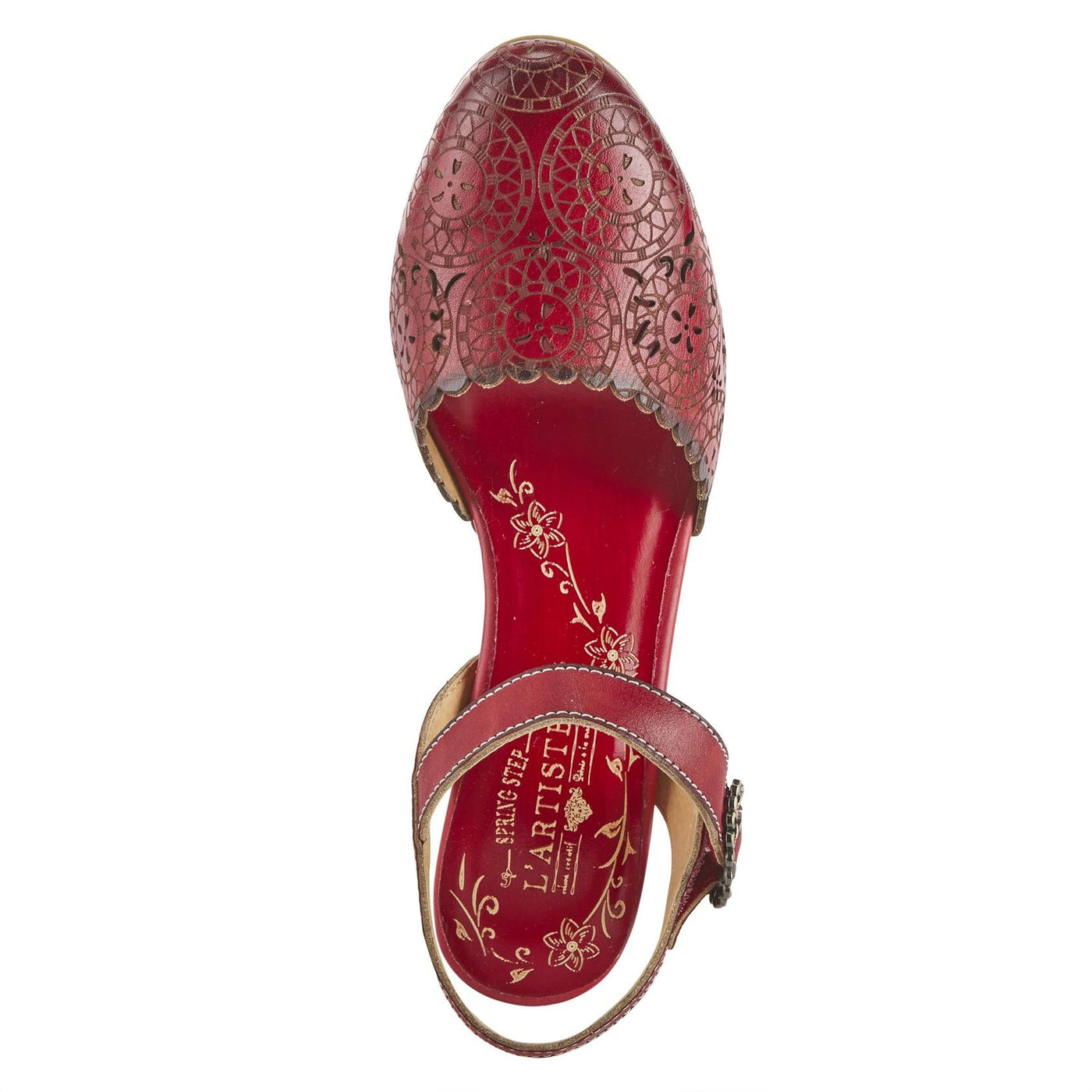 Spring Step L'Artiste Women's Eiloota Sandals Red EU 40 / US 9