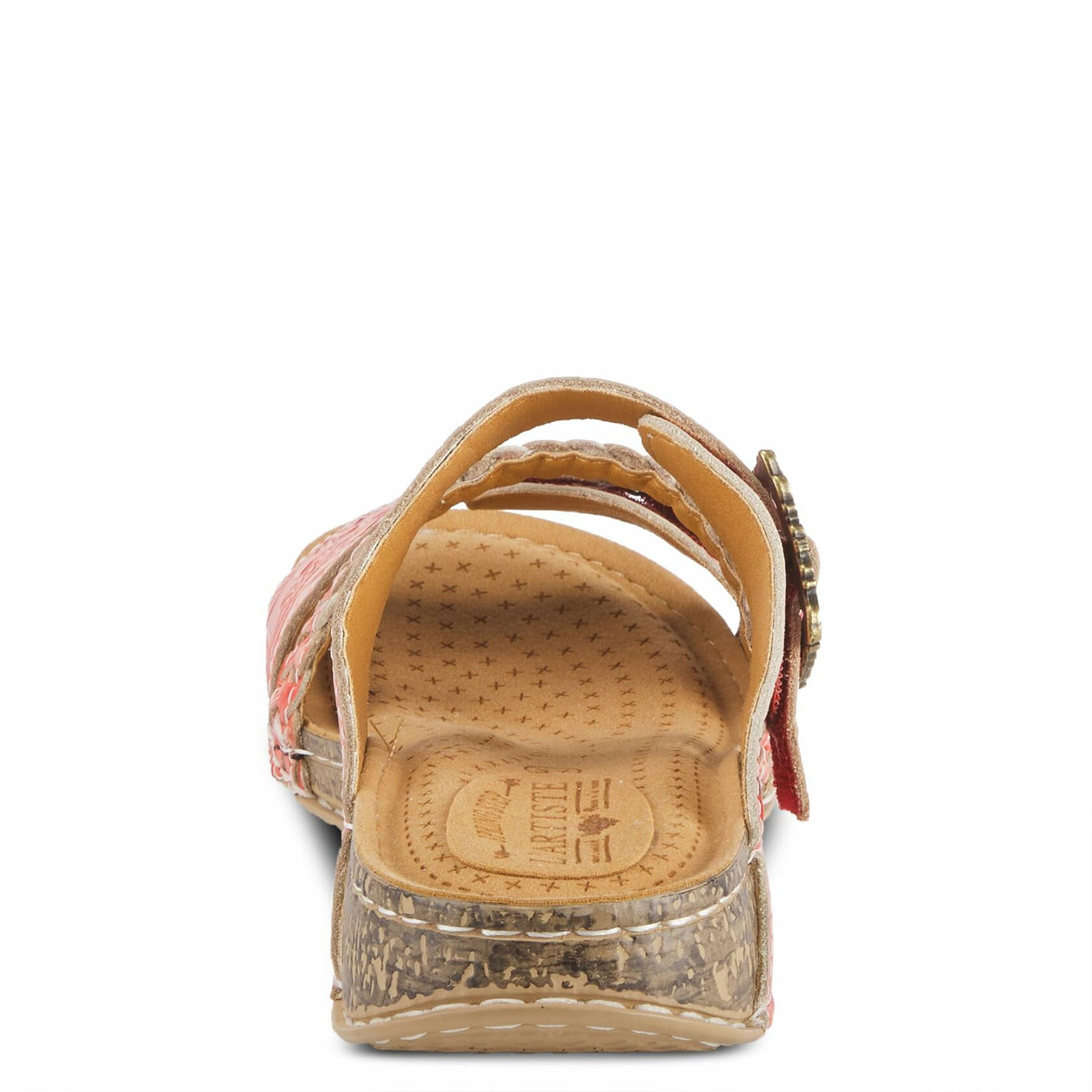 Spring Step L'Artiste Women's Astra Slide Sandal Red EU 41 / US 9.5-10