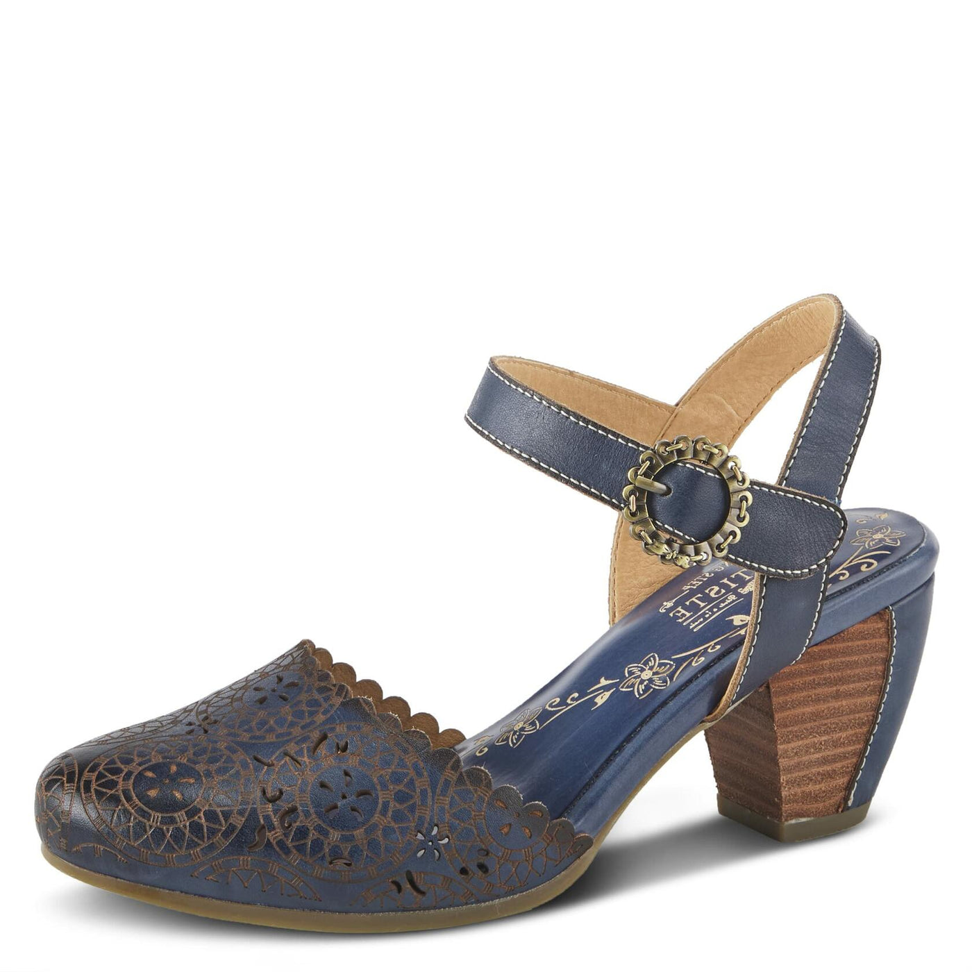 Spring Step L'Artiste Women's Eiloota Sandals Navy EU 41 / US 9.5-10