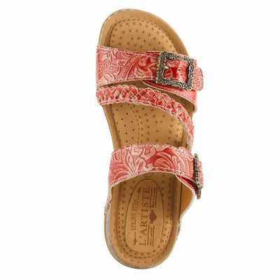 Spring Step L'Artiste Women's Astra Slide Sandal Red EU 41 / US 9.5-10
