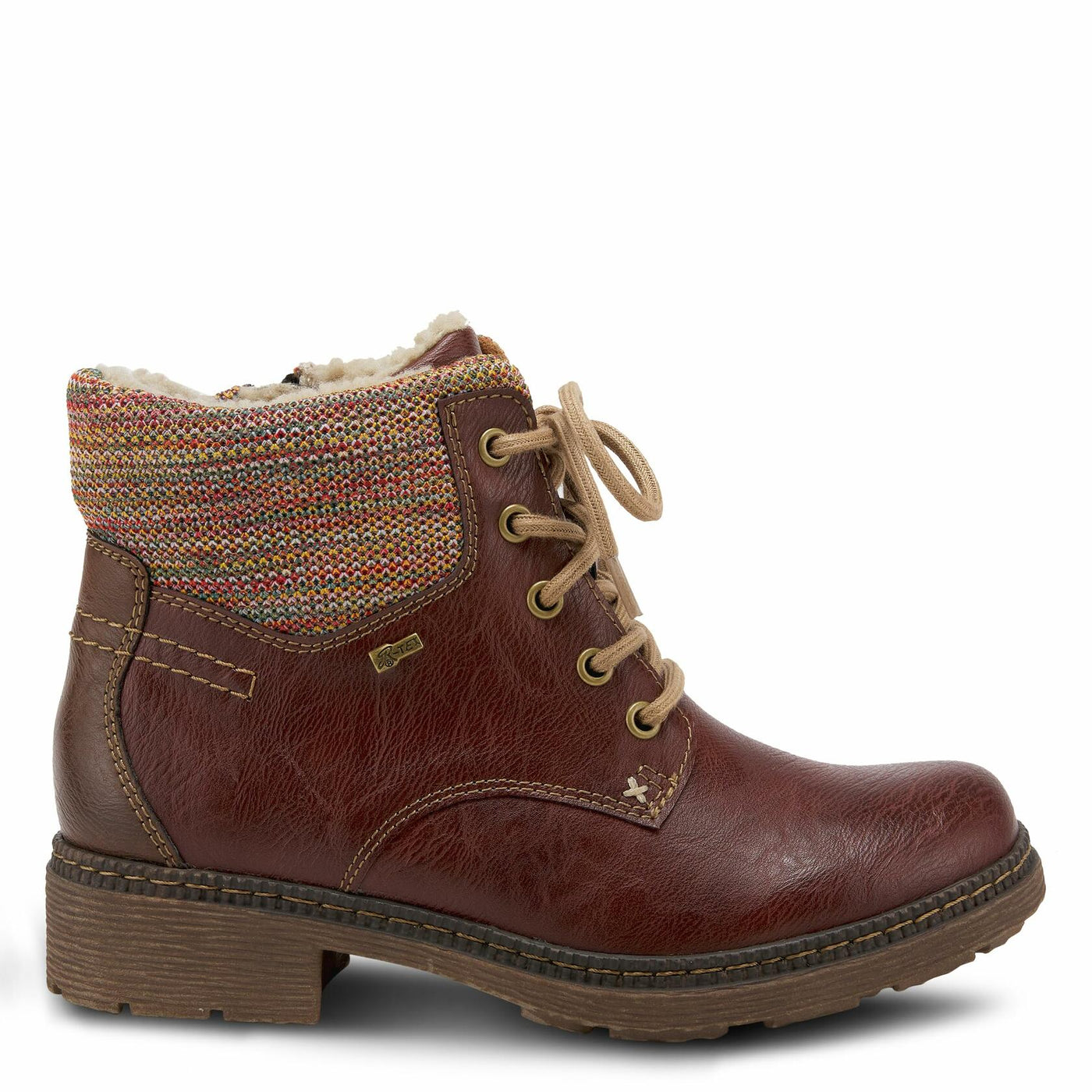 Spring Step Women's Marylee Combat Boot, Bordeaux, 36 M EU Medium EU (US 5.5 6 US)