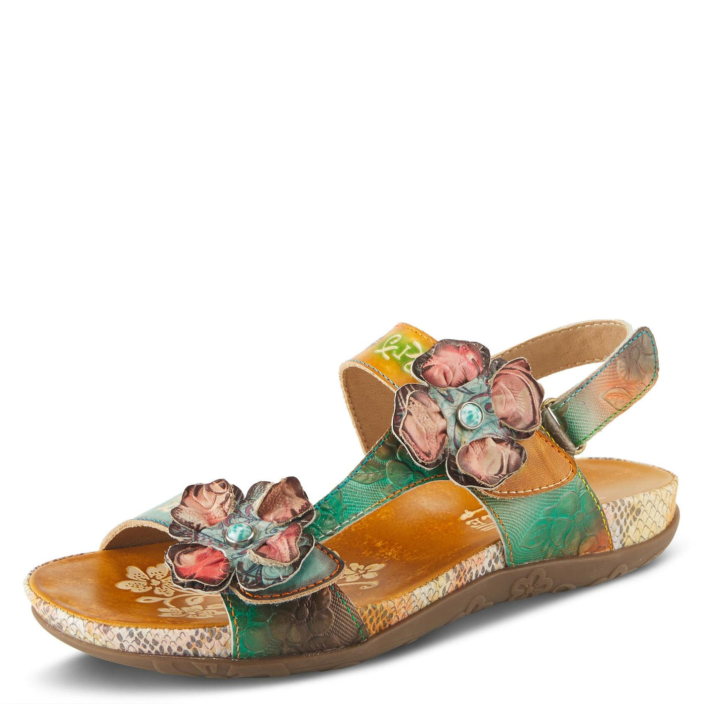 L'Artiste by Spring Step Erica Camel Multi EU 37 (US Women's 6.5-7) M