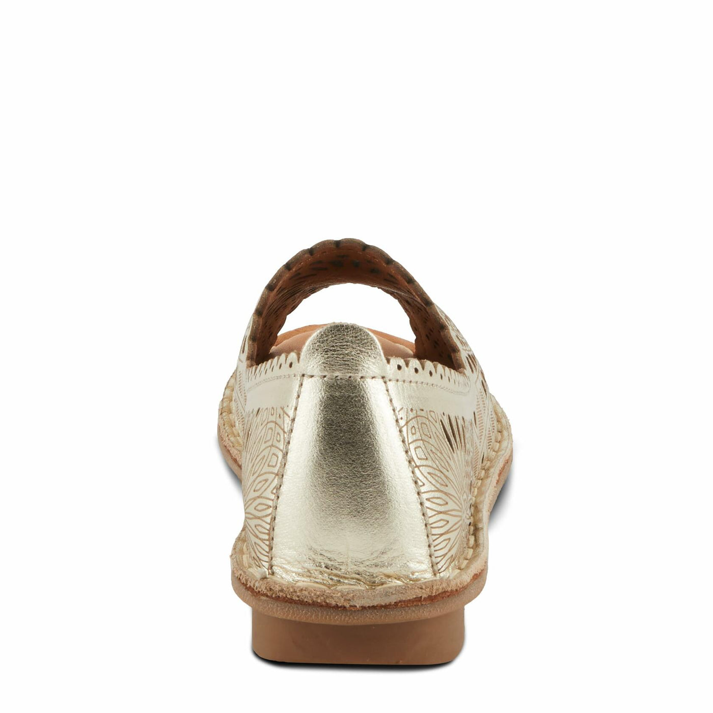 Spring Step Women's Brandal Shoes, Gold, 8.5