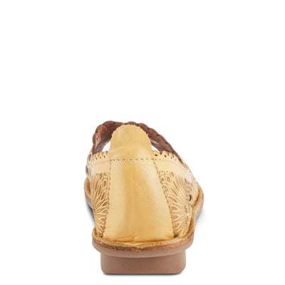 Spring Step Women's Brandal Shoes, Yellow, 9.5-10