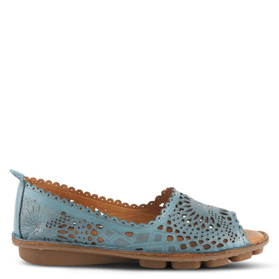 Spring Step Women's Brandal Shoes, Blue, 10.5-11